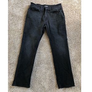 Classic Straight Black Wash Stretch+ Jeans